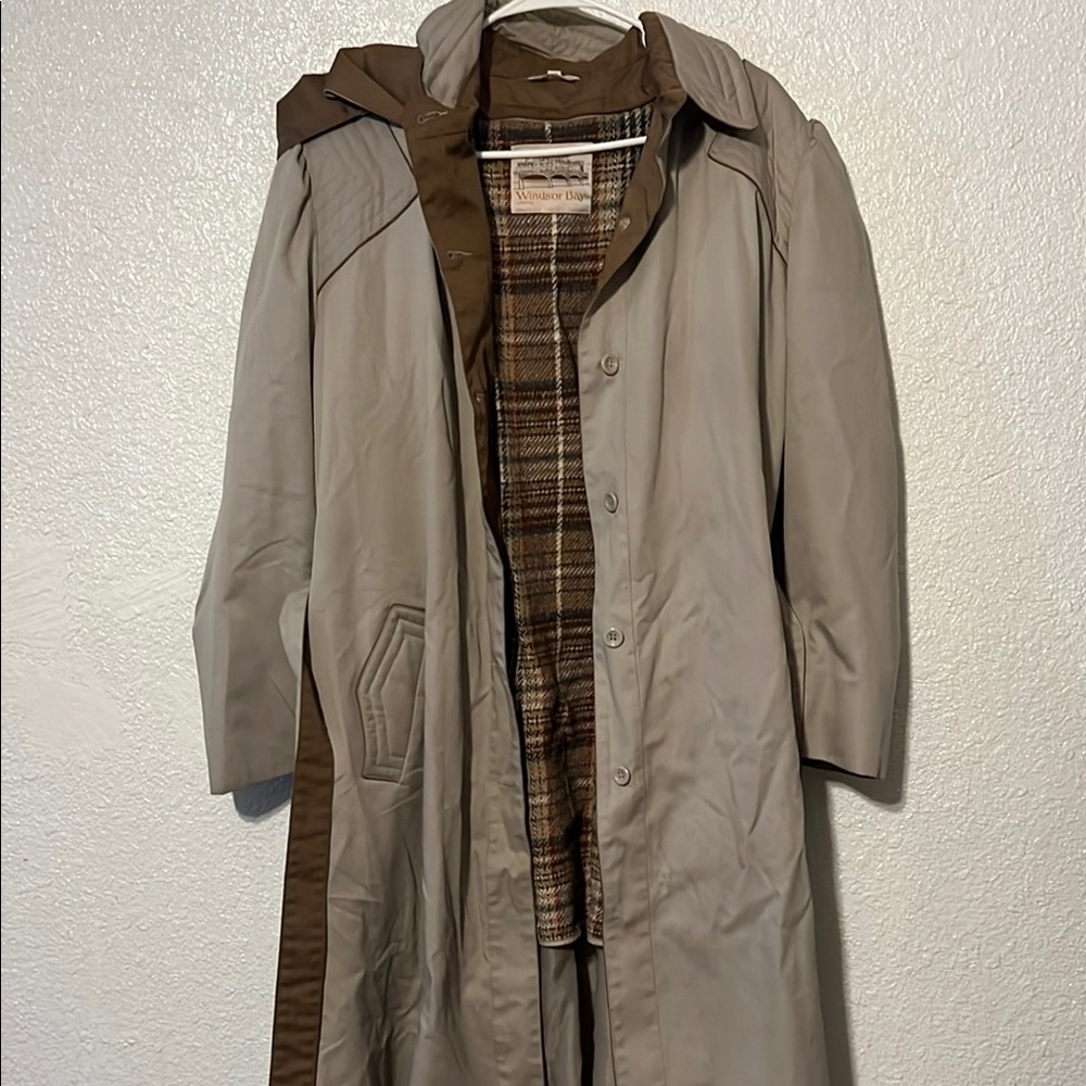 Vintage Beige Trench Coat